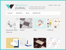 Tablet Screenshot of branding-journal.com